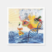 Serviette En Papier Naples Conscience alimentaire (Devant)