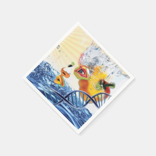 Serviette En Papier Naples Conscience alimentaire (Coin)