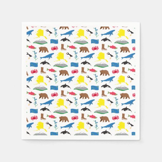 Serviette En Papier Naples d'Alaska (Devant)