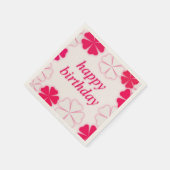 Serviette En Papier Naples d'anniversaire (Coin)