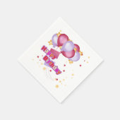 Serviette En Papier Naples d'anniversaire (Coin)