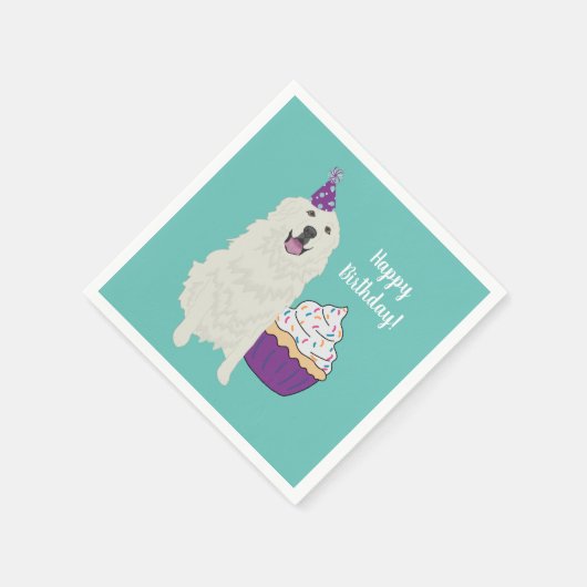 Serviette En Papier Naples d'anniversaire personnalisables dans les gr (Coin)