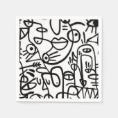 Serviette En Papier Naples d'art espagnol (Devant)