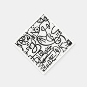 Serviette En Papier Naples d'art espagnol (Coin)