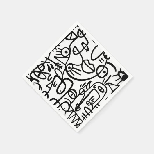 Serviette En Papier Naples d'art espagnol (Coin)