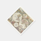 Serviette En Papier Naples de carte antique (Coin)