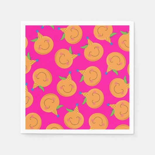 Serviette En Papier Naples de fête d'anniversaire de Little Cutie Tang (Devant)