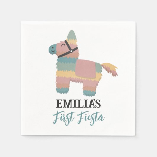 Serviette En Papier Naples de fête d'anniversaire Fiesta Pinata (Devant)