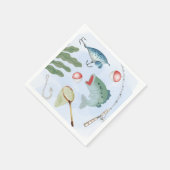 Serviette En Papier Naples de la partie de pêche (Coin)