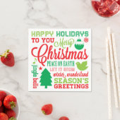 Serviette En Papier Naples de métro Holiday (En situation)