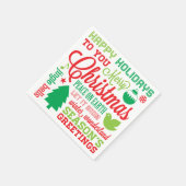 Serviette En Papier Naples de métro Holiday (Coin)