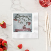 Serviette En Papier Naples de Noël (En situation)