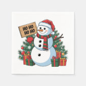 Serviette En Papier Naples de Noël (Devant)