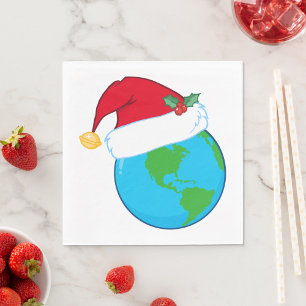 Serviette En Papier Naples de Noël dans le monde