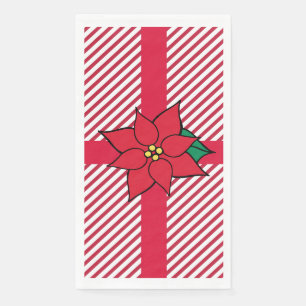 Serviette En Papier Naples de Noël Poinsettia