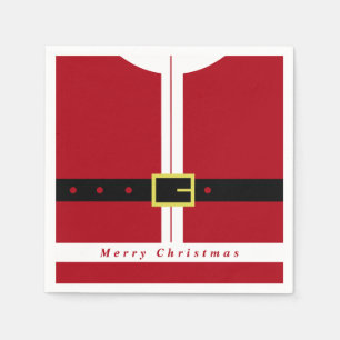 Serviette En Papier Naples de Noël Santa Claus Design