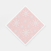 Serviette En Papier Naples de Noël Snowflake (Coin)