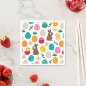 Serviette En Papier Naples de Pâques (En situation)