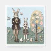 Serviette En Papier Naples de Pâques Dapper (Devant)