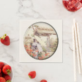 Serviette En Papier Naples de style japonais (En situation)