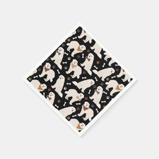 Serviette En Papier Naples des Pyrénées et des Pyrénées (Coin)