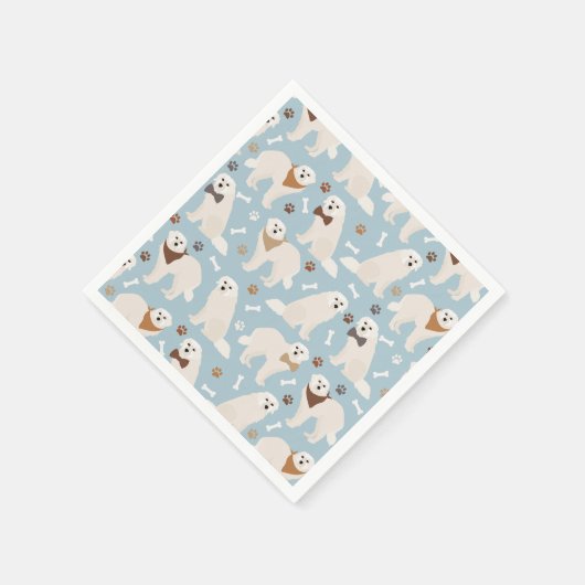 Serviette En Papier Naples des Pyrénées et des Pyrénées (Coin)