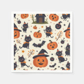 Serviette En Papier Naples d'Halloween (Devant)