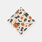 Serviette En Papier Naples d'Halloween (Coin)