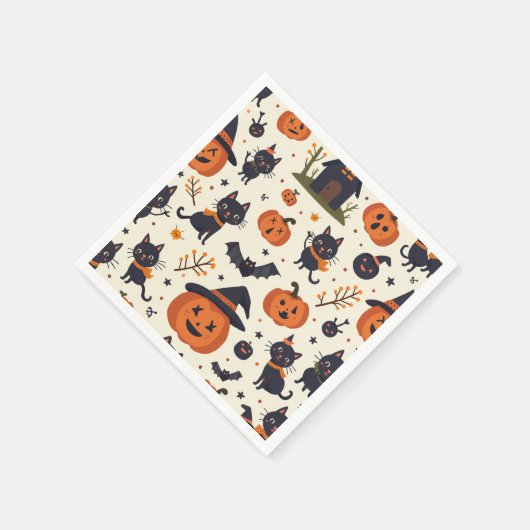 Serviette En Papier Naples d'Halloween (Coin)