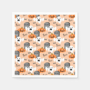 Serviette En Papier Naples d'Halloween