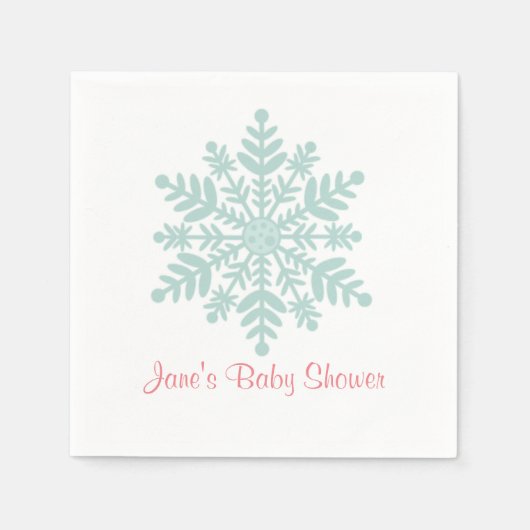 Serviette En Papier Naples d'hiver (Devant)