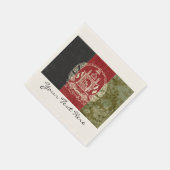 Serviette En Papier Naples du drapeau afghan (Coin)