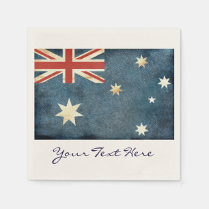 Serviette En Papier Naples du drapeau australien