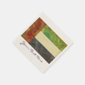Serviette En Papier Naples du Drapeau de Dubaï (Coin)
