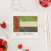 Serviette En Papier Naples du Drapeau de Dubaï (En situation)