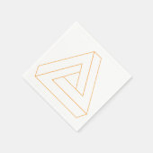 Serviette En Papier Naples du triangle impossible (Coin)