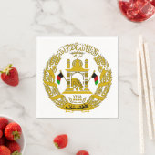 Serviette En Papier Naples Emblem Afghanistan (En situation)