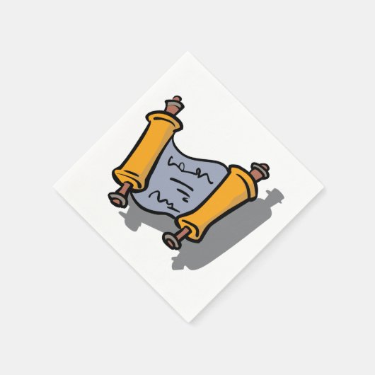 Serviette En Papier Naples en papier à défilement Hanoukka (Coin)