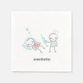 Serviette En Papier Naples en papier anesthésiste (Devant)