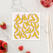 Serviette En Papier Naples en papier bananes (En situation)