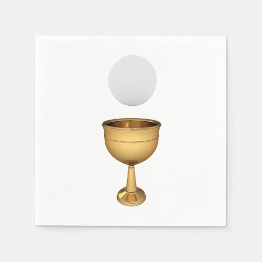 Serviette En Papier Naples en papier Chalice (Devant)