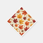 Serviette En Papier Naples en papier d'automne (Coin)