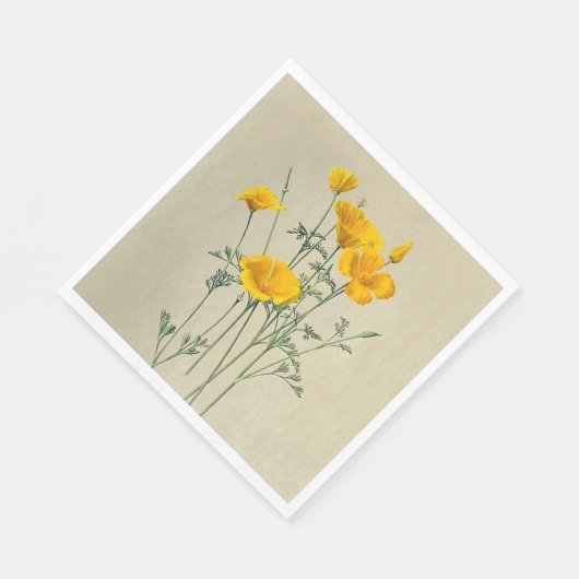 Serviette En Papier Naples en papier de Californie (Coin)