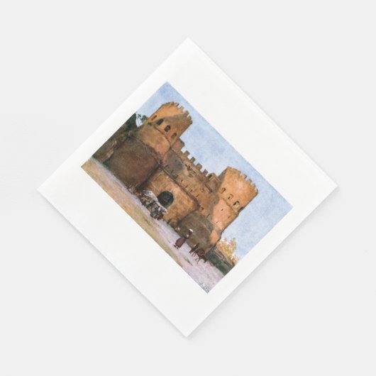Serviette En Papier Naples en papier de château de Rome (Coin)