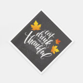 Serviette En Papier Naples en papier de Noël de Thanksgiving (Coin)