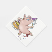Serviette En Papier Naples en papier de porc d'anniversaire (Coin)