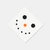 Serviette En Papier Naples en papier de vacances Snowman (Coin)