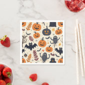 Serviette En Papier Naples en papier d'Halloween (En situation)