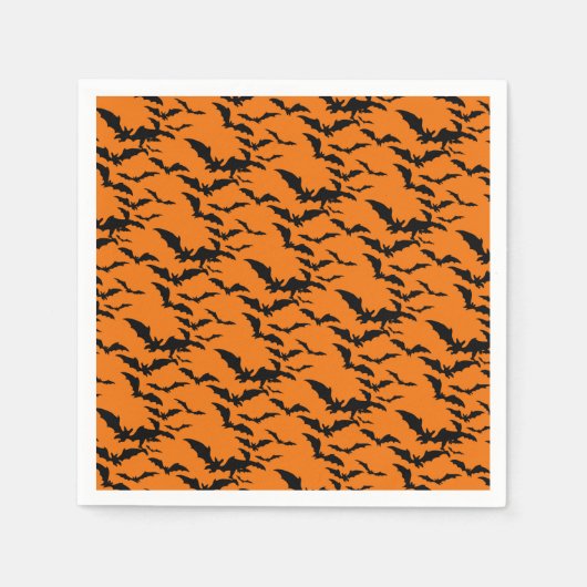 Serviette En Papier Naples en papier d'Halloween (Devant)
