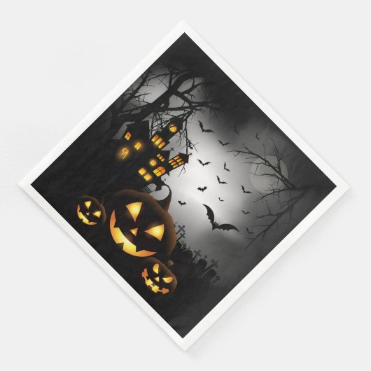Serviette En Papier Naples en papier d'Halloween (Coin)